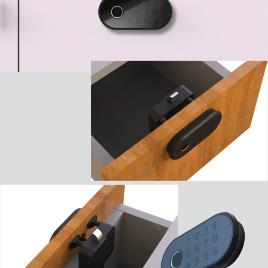 Khóa Tủ, Ngăn Kéo - vân tay, mã số, thẻ từ 3 chức năng. An toàn, hiện đại, tiện lợi UL-T003
