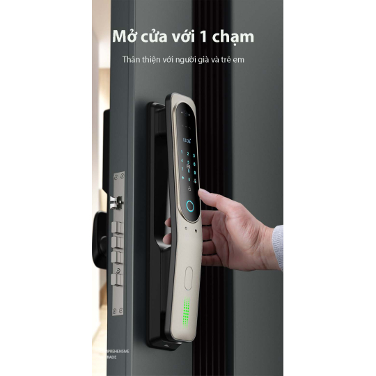 Ultralock K2 Khóa Vân Tay Hoàn Toàn Tự Động, Tính Năng Mới, Mở Khóa Bằng Khuôn Mặt 3D