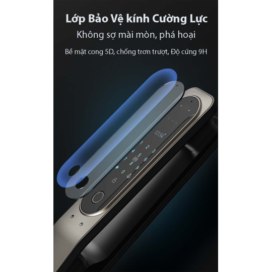 Ultralock K2 Khóa Vân Tay Hoàn Toàn Tự Động, Tính Năng Mới, Mở Khóa Bằng Khuôn Mặt 3D