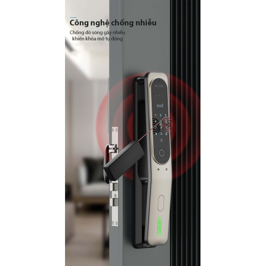 Ultralock K2 Khóa Vân Tay Hoàn Toàn Tự Động, Tính Năng Mới, Mở Khóa Bằng Khuôn Mặt 3D