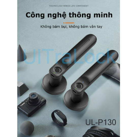UltraLock UL-P130 Khóa Vân Tay Thông Phòng 3 Trong 1