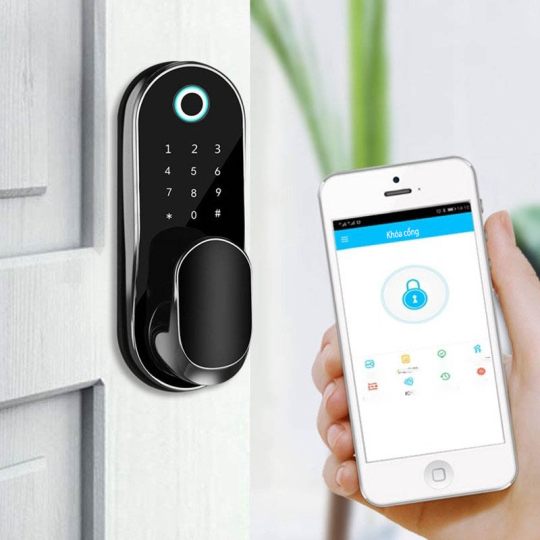 UL-P30 – Khóa Cửa Vân Tay Cao Cấp 5 Trong 1, Khóa thông phòng cao cấp cho gia đình, căn hộ