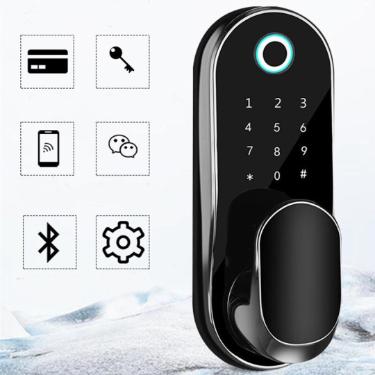 UL-P30 – Khóa Cửa Vân Tay Cao Cấp 5 Trong 1, Khóa thông phòng cao cấp cho gia đình, căn hộ
