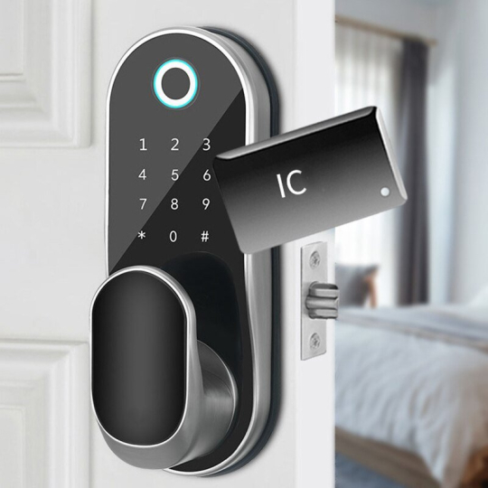 UL-P30 – Khóa Cửa Vân Tay Cao Cấp 5 Trong 1, Khóa thông phòng cao cấp cho gia đình, căn hộ